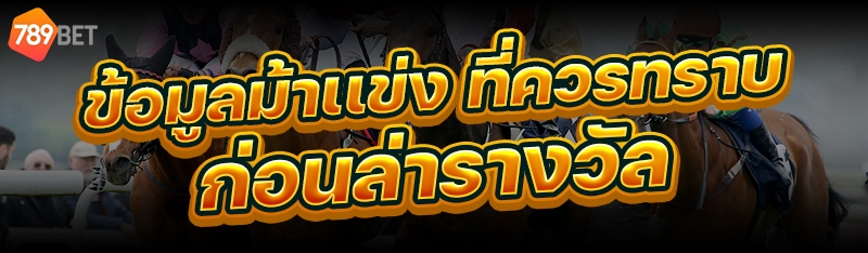 ข้อมูลม้าแข่ง